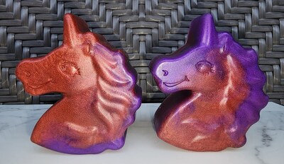 Multi color Unicorn Soap Bars, Inner Galactic Soaps, Celestial Soaps, Fun Gifts, Housewarming Gifts! Glycerin Soaps, Melt and Pour Soaps! - image2